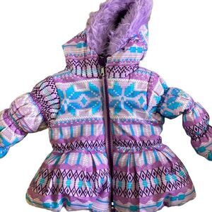 Infant Baby Girl Pacific Trail Purple Winter Coat